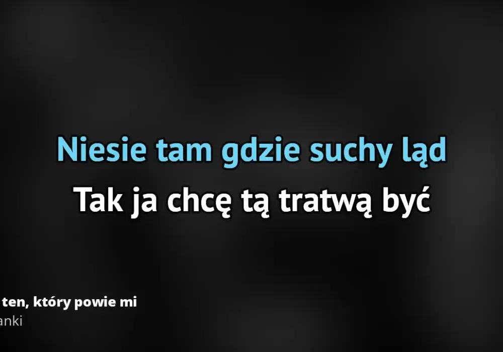 Poznaj tekst piosenki Gdzie ten który powie mi - historia przeboju Brathanki