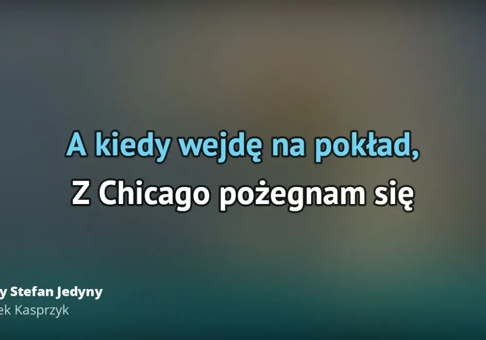 Tekst piosenki gdzie jest Zbyszek - historia tajemniczego zniknięcia