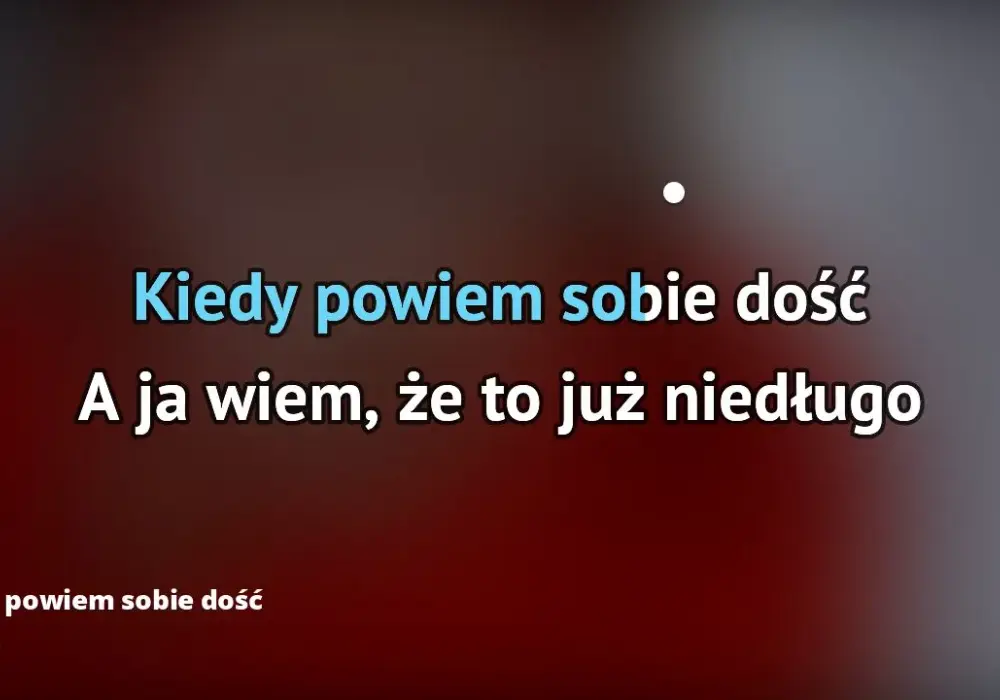 Tekst piosenki kiedy powiem sobie dość: historia kultowego utworu O.N.A.