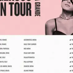 Ariana Grande - nowe koncerty i trasy w nadchodzących miesiącach