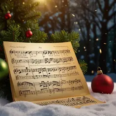 Piosenka choinko piękna jak las - pełny tekst kolędy z nutami i melodią