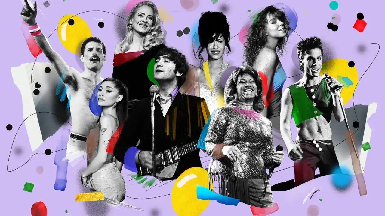 Ikony muzyki: Freddie Mercury, Adele, John Lennon, Selena Quintanilla, Aretha Franklin, Mariah Carey i Prince. Każdy z nich to artysta, którego pseudonim zna cały świat.