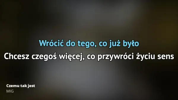 Tekst piosenki Czemu tak jest zespołu MIG - wszystkie zwrotki i refren