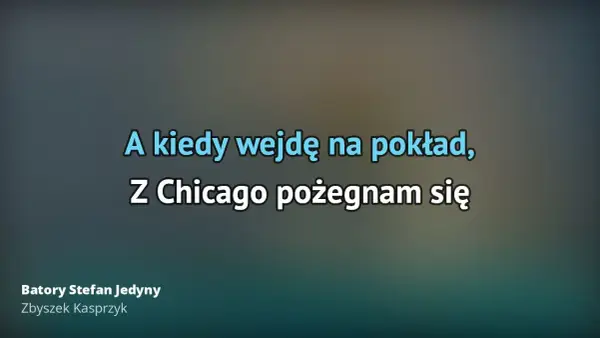 Tekst piosenki gdzie jest Zbyszek - historia tajemniczego zniknięcia
